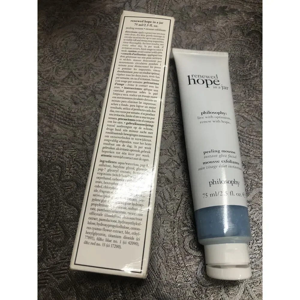 Philosophy Renewed Hope In A Jar instant glow facial Peeling Mousse - 2.5 Oz.